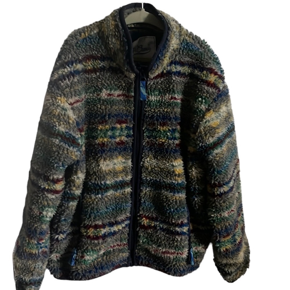 Boys J Crew fleece Sherpa jacket size 6-8
